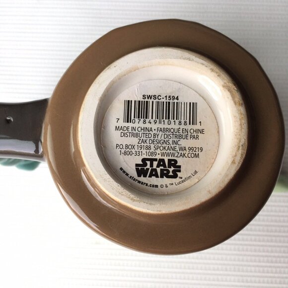 Star Wars The Mandalorian Grogu Child Baby Yoda Sculpted 3D Ceramic Mug Disney - Picture 5 of 12